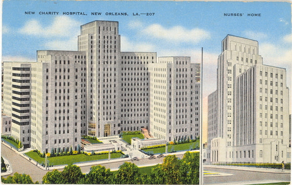 New Charity Hospital and Nurses' Home, New Orleans, LA - Carey's Emporium