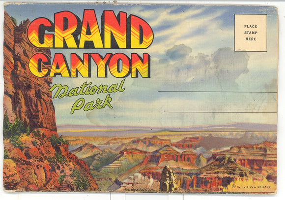 Grand Canyon National Park Souvenir Folder, Navajo and Hopi Indians - Carey's Emporium
