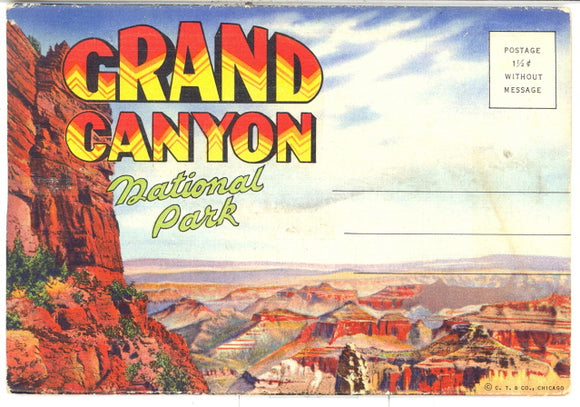 Grand Canyon National Park Souvenir Folder, Navajo and Hopi Indians - Carey's Emporium