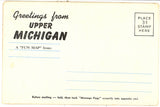 Upper Michigan Souvenir Folder and Fun Map - Carey's Emporium