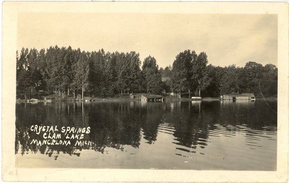 Crystal Springs, Clam Lake, Mancelona, MI - Carey's Emporium