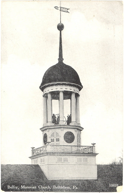 Belfry, Moravian Church, Bethlehem, PA - Carey's Emporium