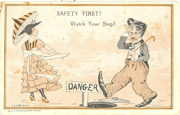 Charlie Chaplin. Safety First! Watch Your Step! - Carey's Emporium