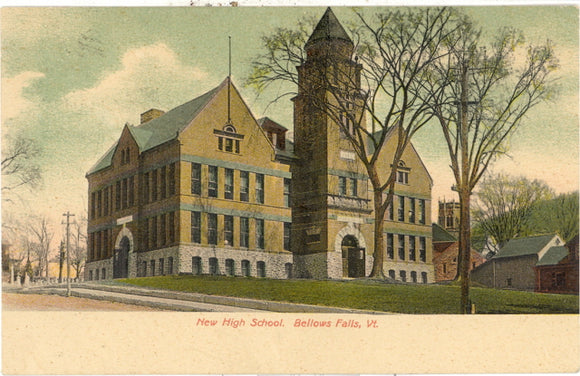 New High School, Bellows Falls, VT - Carey's Emporium