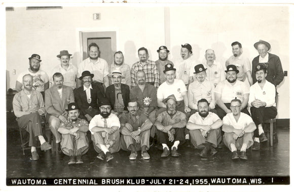 Wautoma Centennial Brush Klub, July 21-24, 1955, Wautoma, WI - Carey's Emporium