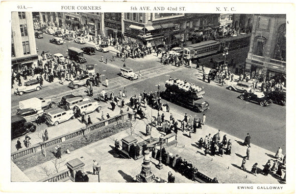 Four Corners, 5th Ave. and 42nd St., N. Y. C., NY - Carey's Emporium