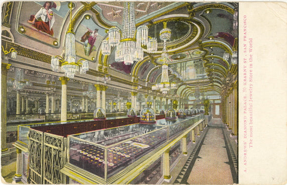 A. Andrews' Diamond Palace, 50 Kearny St., San Francisco, CA - Carey's Emporium