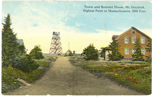 Tower and Summit House, Mt. Greylock, MA - Carey's Emporium