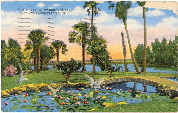 Foot Bridge in Waterfront Park, Daytona Beach, FL - Carey's Emporium