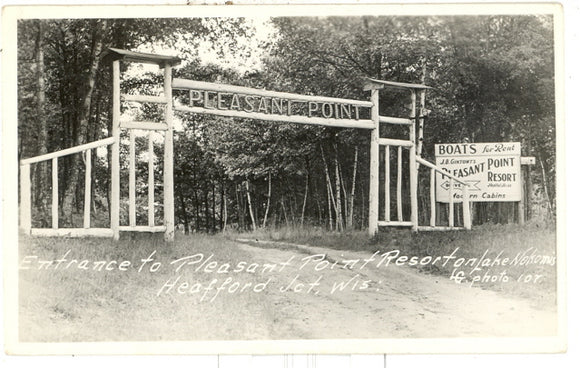 Pleasant Point Resort, Heafford Jct., WI - Carey's Emporium
