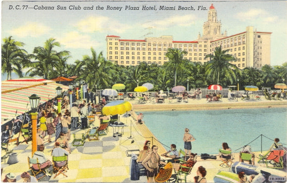 Cabana Sun Club and the Roney Plaza Hotel, Miami Beach, FL - Carey's Emporium