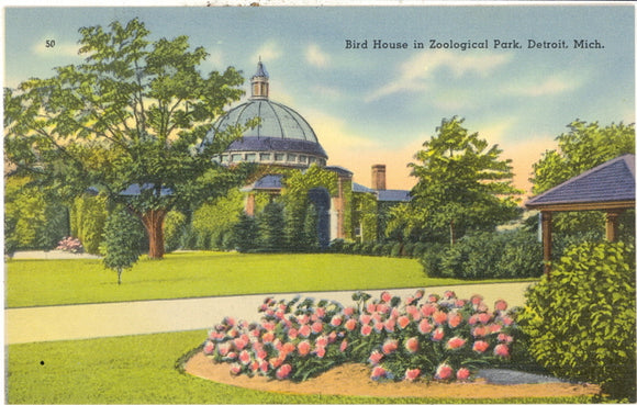 Bird House in Zoological Park, Detroit, MI - Carey's Emporium
