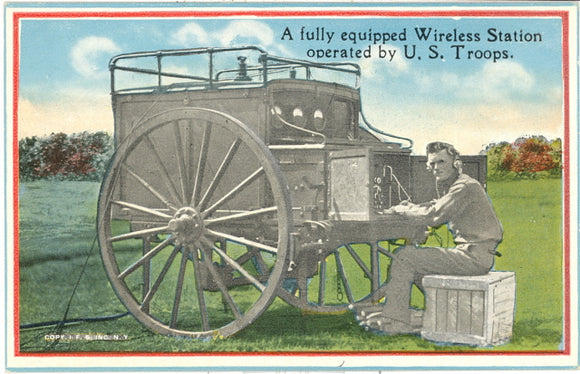A Fully Equipped Wireless Station Operated by U.S. Troops - Carey's Emporium
