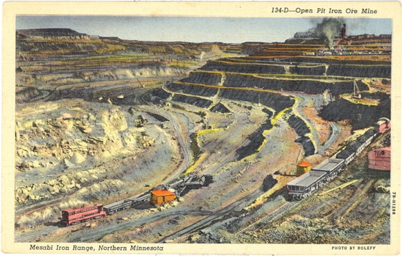 Open Pit Iron Ore Mine, Mesabi Iron Range, Northern MN - Carey's Emporium