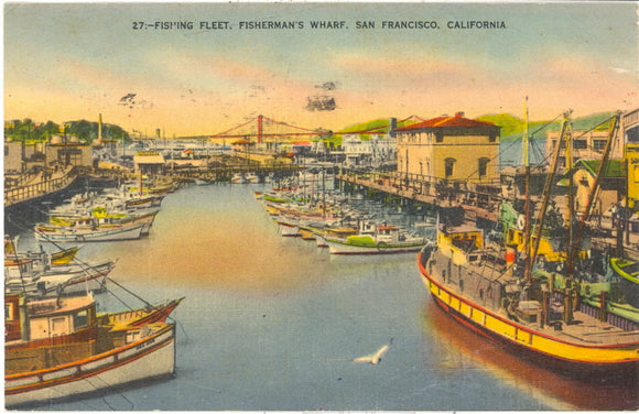 Fishing Fleet, Fisherman's Wharf, San Francisco, CA - Carey's Emporium