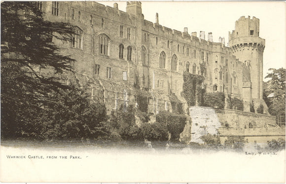 Warwick Castle, from the Park, Warwick - Carey's Emporium