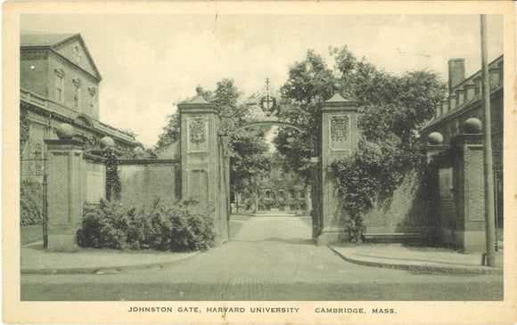 Johnston Gate, Harvard University, Cambridge, MA - Carey's Emporium