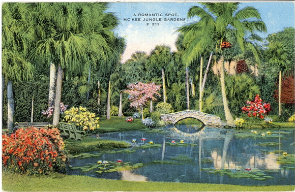 A Romantic Spot, Mc Kee Jungle Gardens, Vero Beach, FL - Carey's Emporium