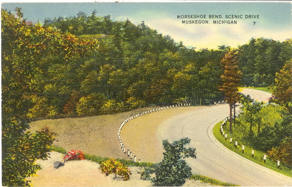 Horseshoe Bend, Scenic Drive, Muskegon, MI - Carey's Emporium