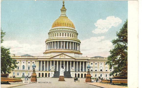 The Capitol, Main Entrance, Washington, DC - Carey's Emporium