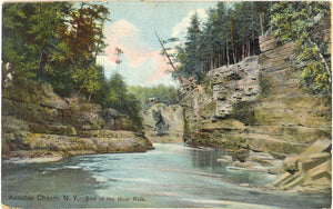 End of the Boat Ride, Ausable Chasm, NY - Carey's Emporium