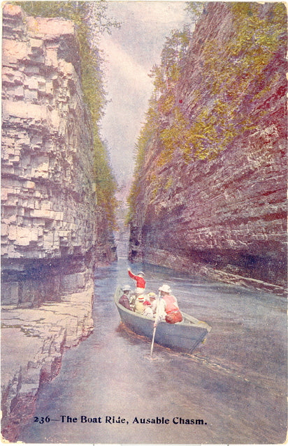 The Boat Ride, Ausable Chasm, NY - Carey's Emporium