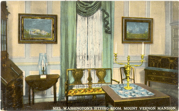 Mrs. Washingtons Sitting Room, Mt. Vernon, VA - Carey's Emporium