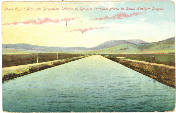 Main Canal Kalamath Irrigation Scheme, OR - Carey's Emporium