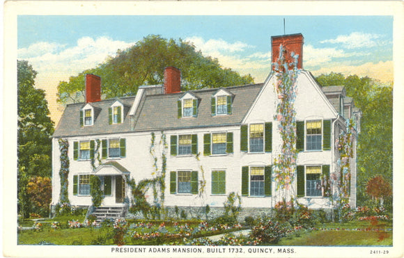 President Adams Mansion, Built 1732, Quincy, MA - Carey's Emporium