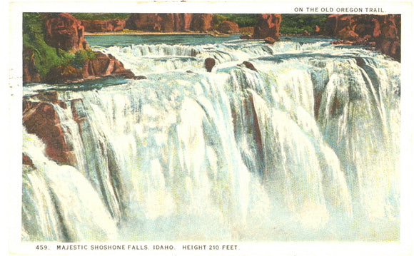 Majestic Shoshone Falls Idaho, 212 Feet High, ID - Carey's Emporium