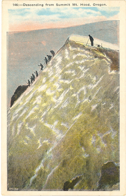 Descending from  Summit, Mt. Hood, OR - Carey's Emporium