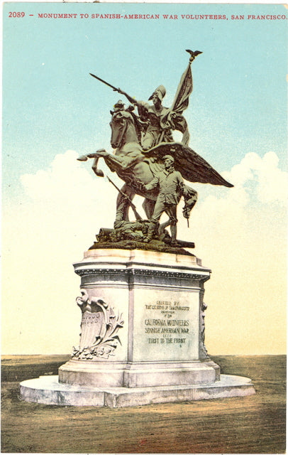 Monument to Spanish-American War Volunteers, San Francisco, CA - Carey's Emporium