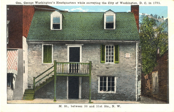 George Washingtons Headquarters, Washington, DC - Carey's Emporium
