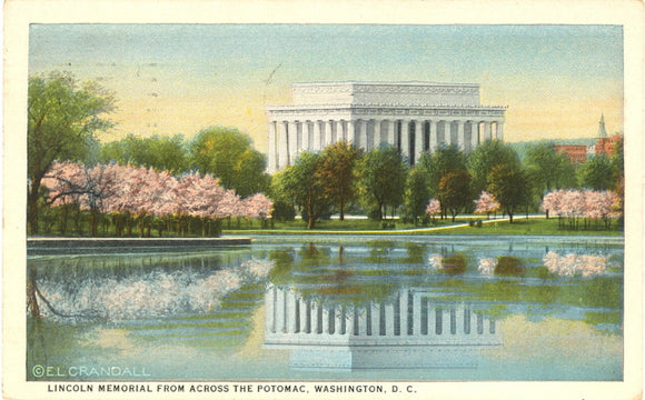 Lincoln Memorial from Across the Potomac, Washington, DC - Carey's Emporium
