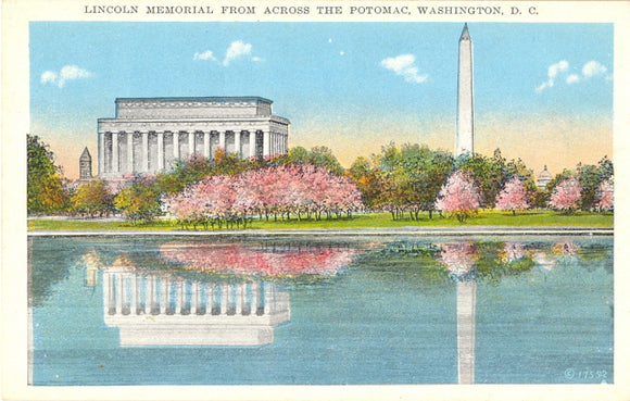 Lincoln Memorial from Across the Potomac, Washington, DC - Carey's Emporium