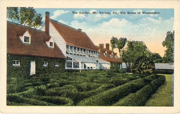 The Garden, The Home of Washington, Mt. Vernon, VA - Carey's Emporium