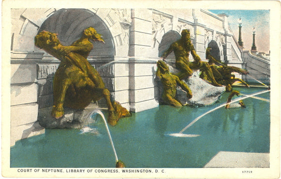 Court of Neptune, Library of Congress, Washington, DC - Carey's Emporium