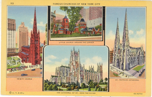 Famous Churches of New York City, NY - Carey's Emporium