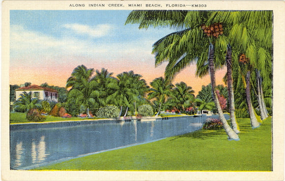 Along Indian Creek, Miami Beach, FL - Carey's Emporium