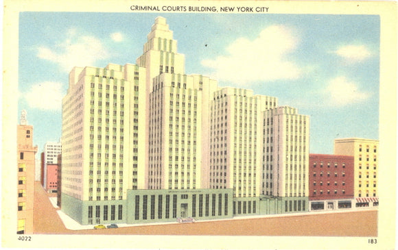 Criminal Courts Building, New York City, NY - Carey's Emporium