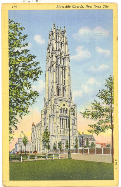 Riverside Church, New York City, NY - Carey's Emporium
