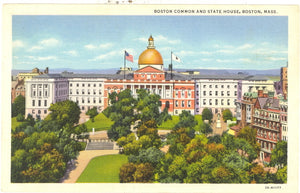 Boston Common and State House, Boston, MA - Carey's Emporium