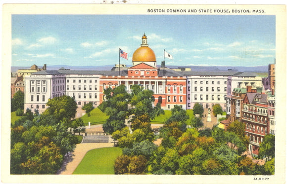 Boston Common and State House, Boston, MA - Carey's Emporium