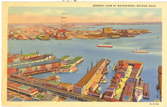 General View of Waterfront, Boston, MA - Carey's Emporium