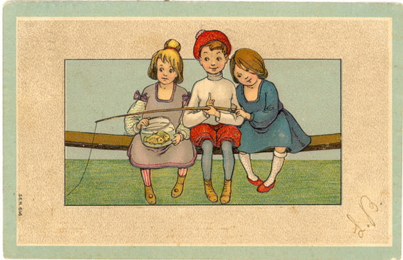 Children Fishing - Carey's Emporium