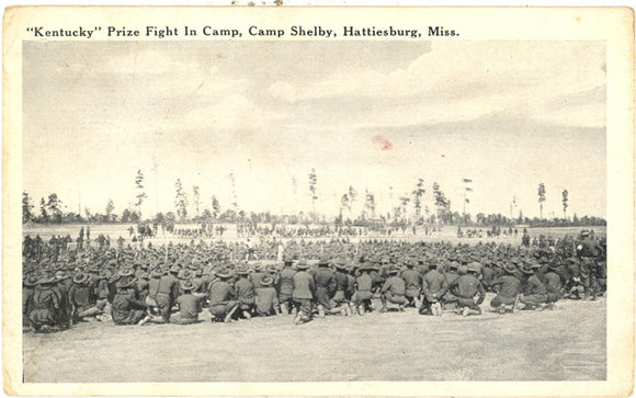 Kentucky Prize Fight In Camp, Camp Shelby, Hattiesburg, MS - Carey's Emporium