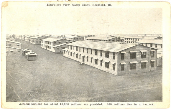 Birds-eye View, Camp Grant, Rockford, IL - Carey's Emporium