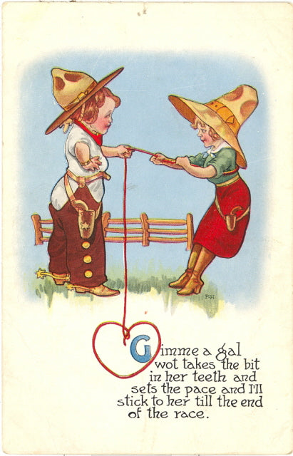 Children Playing Cowboy - Carey's Emporium