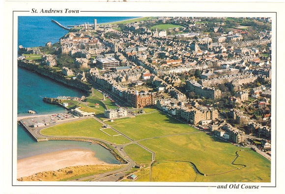 Town and Old Course, St. Andrews, Scotland - Carey's Emporium