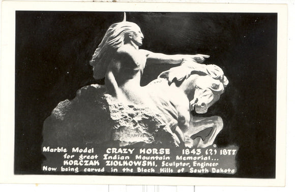 Crazy Horse Marble Model, Black Hills, SD - Carey's Emporium